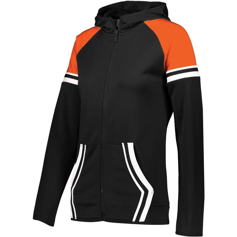 Holloway 229761 Ladies Retro Grade Jacket – Black Orange
