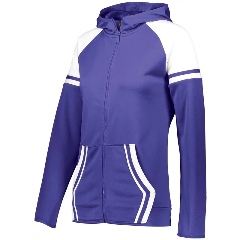 Holloway 229761 Ladies Retro Grade Jacket – Purple White
