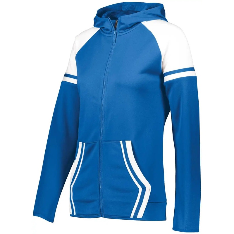 Holloway 229761 Ladies Retro Grade Jacket – Royal White