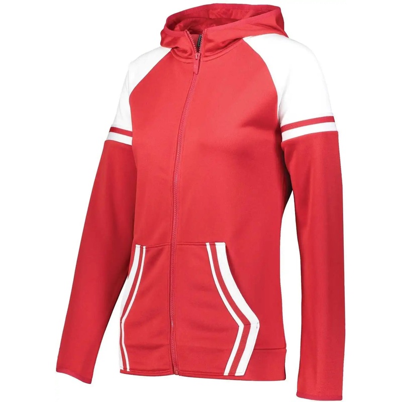 Holloway 229761 Ladies Retro Grade Jacket – Scarlet White