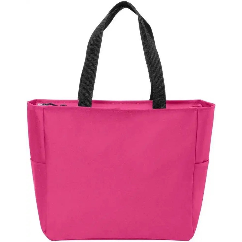 Port Authority BG410 Essential Zip Tote – Pink Azalea