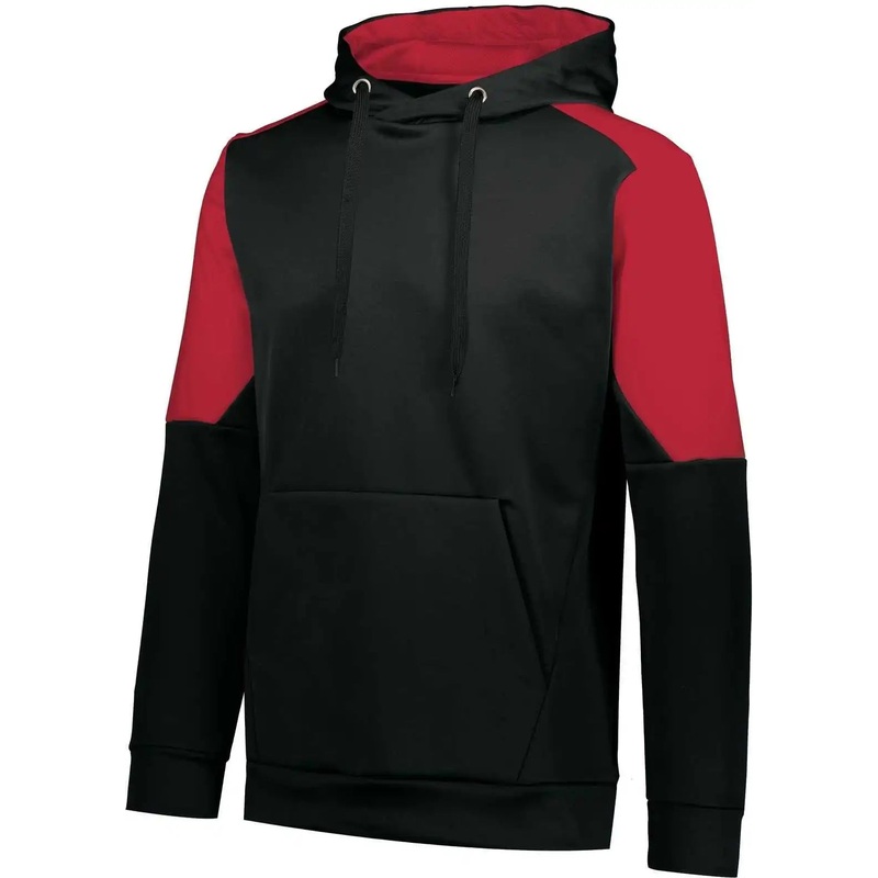 Holloway 222640 Youth Blue Chip Hoodie – Black Scarlet