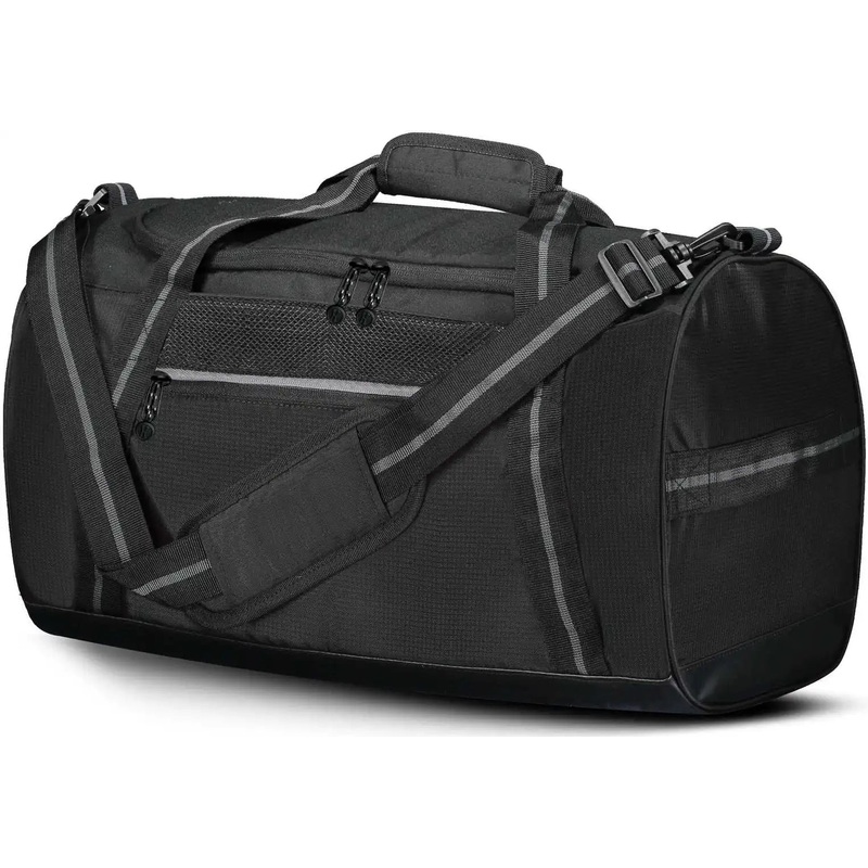 Holloway 229431 Rivalry Duffel Bag – Black Black