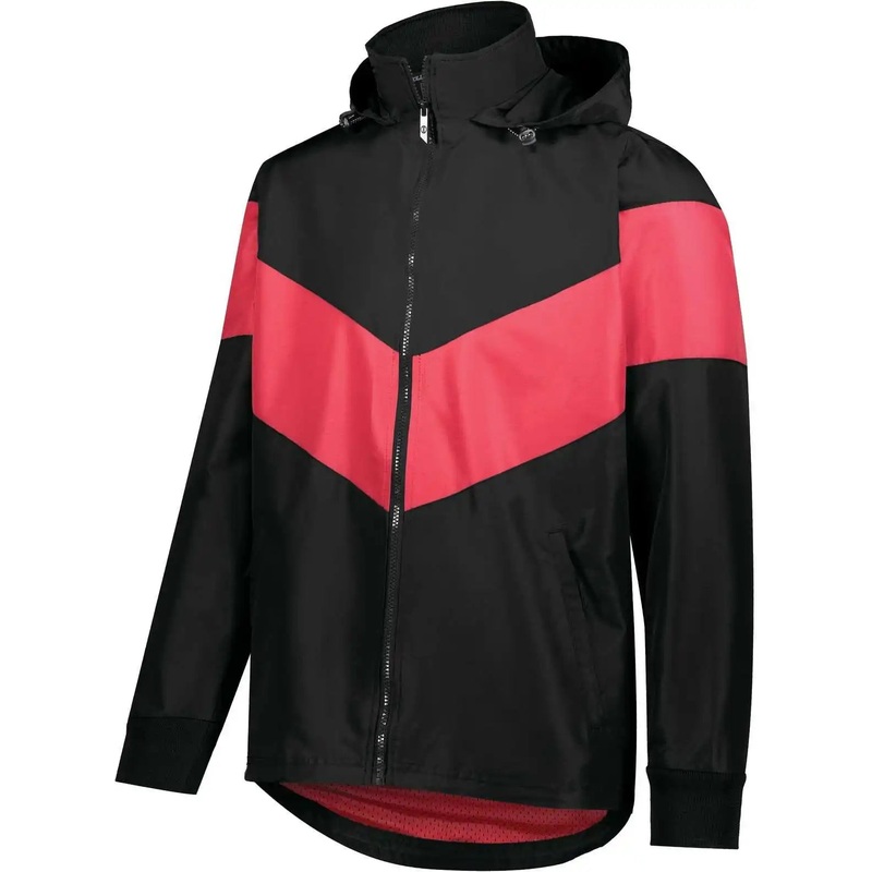 Holloway 229527 Potomac Jacket – Black Scarlet