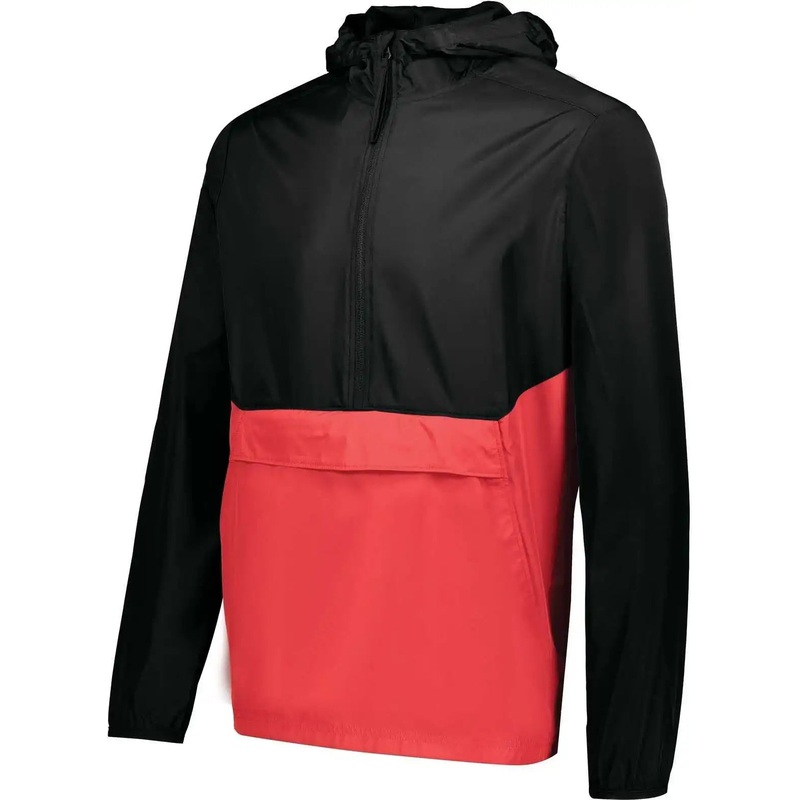 Holloway 229534 Pack Pullover – Black Scarlet