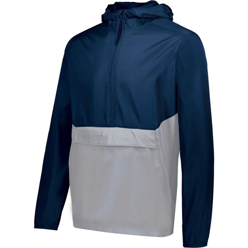 Holloway 229534 Pack Pullover – Navy Athletic Gray