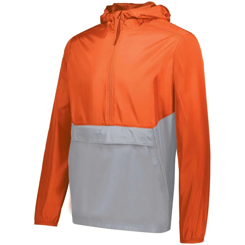 Holloway 229534 Pack Pullover – Orange Athletic Gray