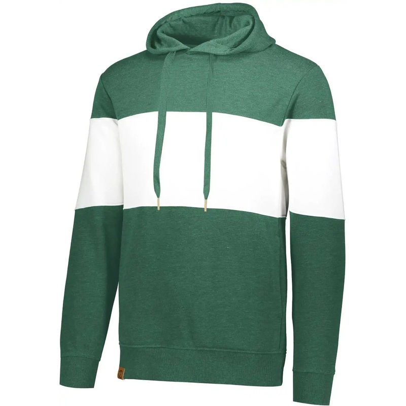 Holloway 229563 Ivy League Hoodie – Dark Green Heather White