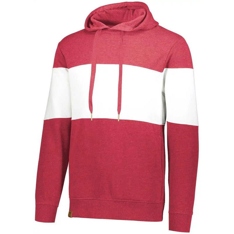 Holloway 229563 Ivy League Hoodie – Scarlet Heather White