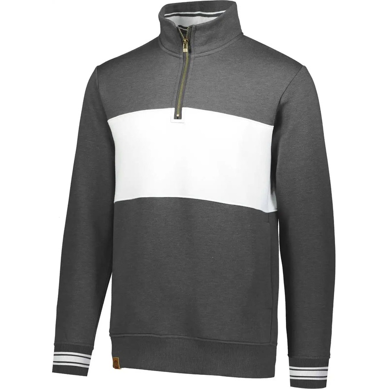 Holloway 229565 Ivy League Pullover – Carbon Heather White