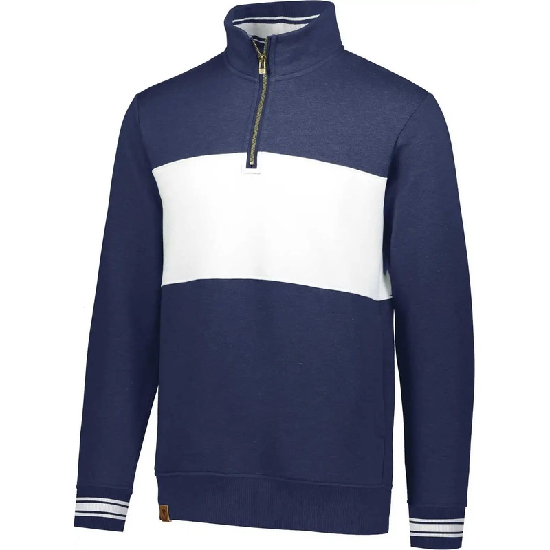 Holloway 229565 Ivy League Pullover – Navy Heather White