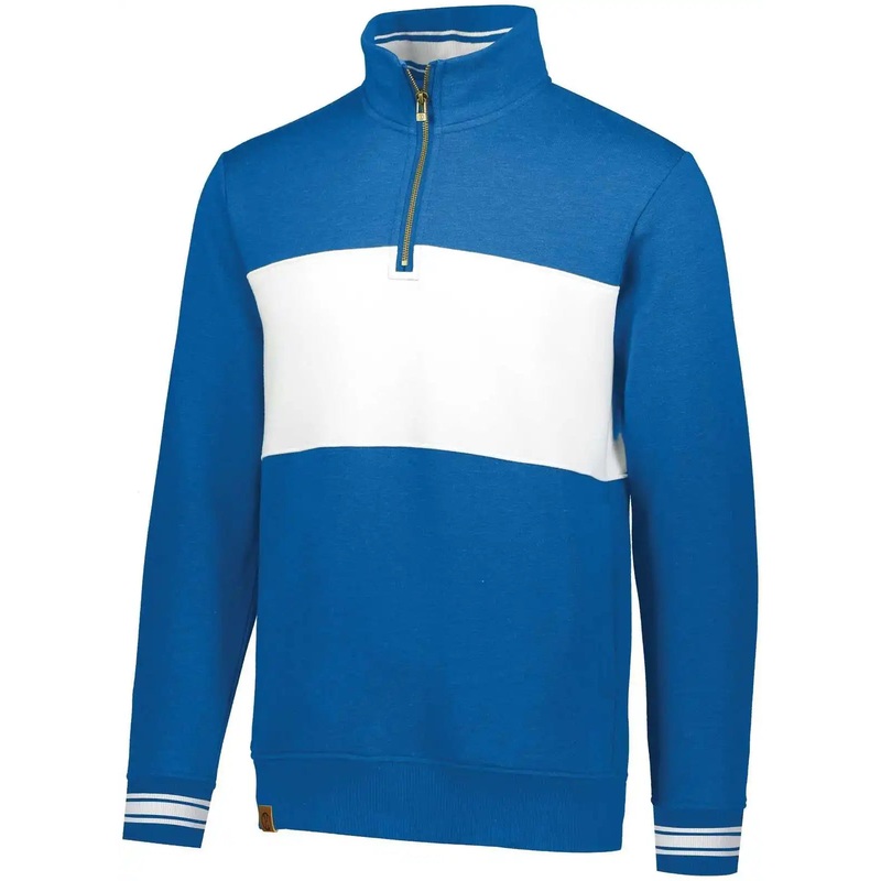 Holloway 229565 Ivy League Pullover – Royal Heather White