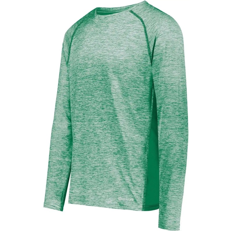 Holloway 222570 Electrify CoolCore Long Sleeve T-Shirt – Kelly Heather