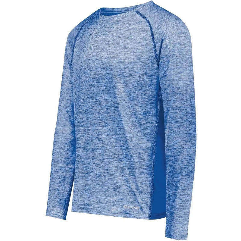 Holloway 222570 Electrify CoolCore Long Sleeve T-Shirt – Royal Heather