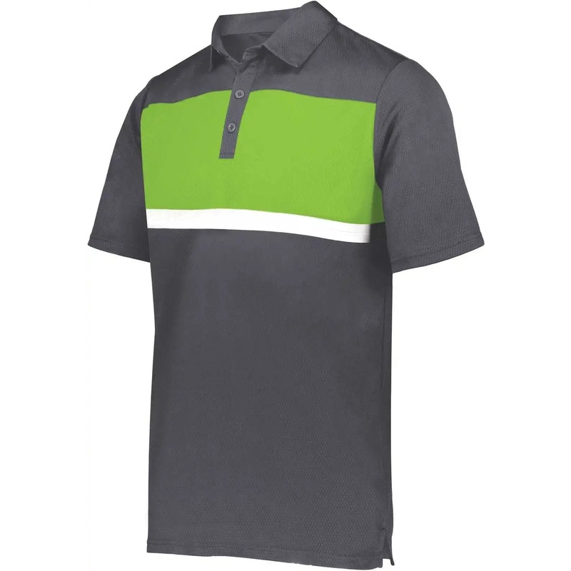 Holloway 222576 Prism Bold Polo – Carbon Lime