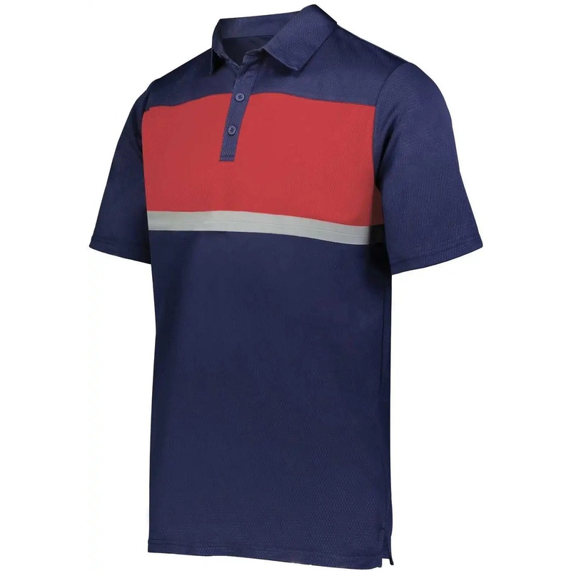 Holloway 222576 Prism Bold Polo – Navy Scarlet