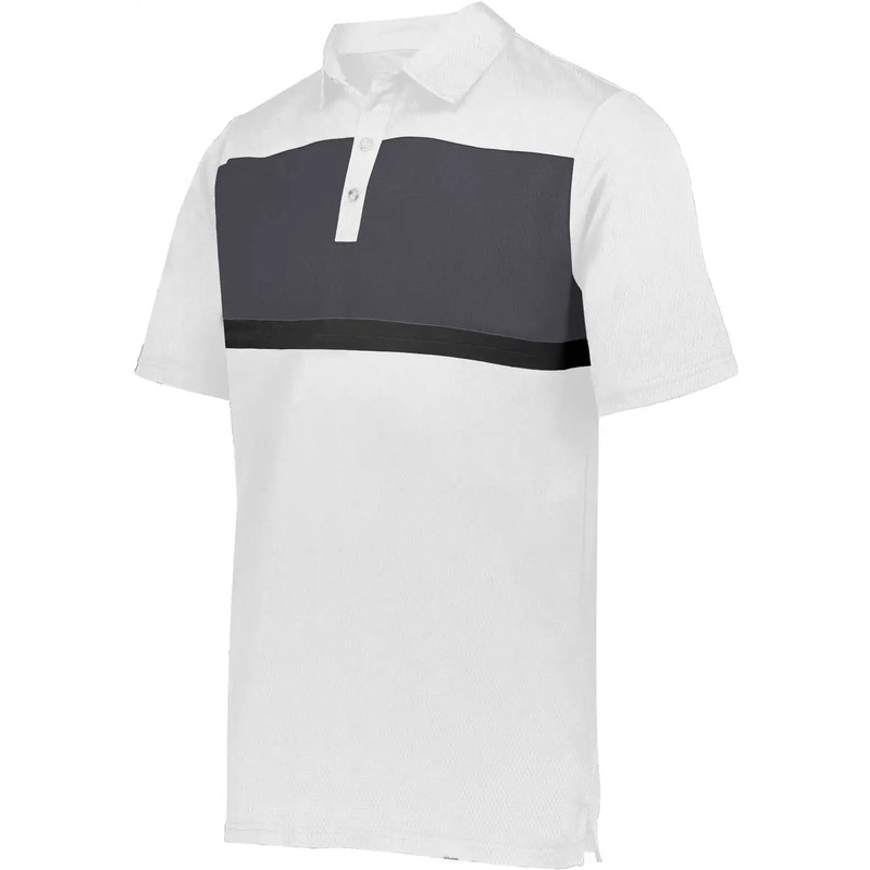 Holloway 222576 Prism Bold Polo – White Carbon