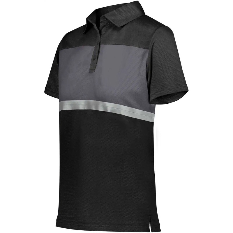 Holloway 222776 Ladies Prism Bold Polo – Black Carbon