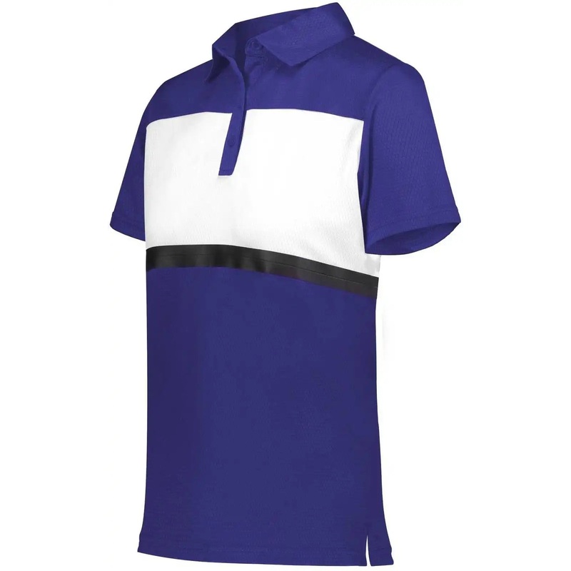 Holloway 222776 Ladies Prism Bold Polo – Purple White