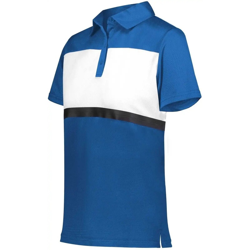 Holloway 222776 Ladies Prism Bold Polo – Royal White