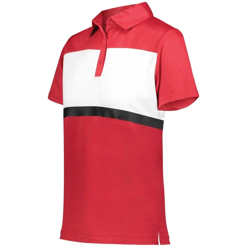 Holloway 222776 Ladies Prism Bold Polo – Scarlet White