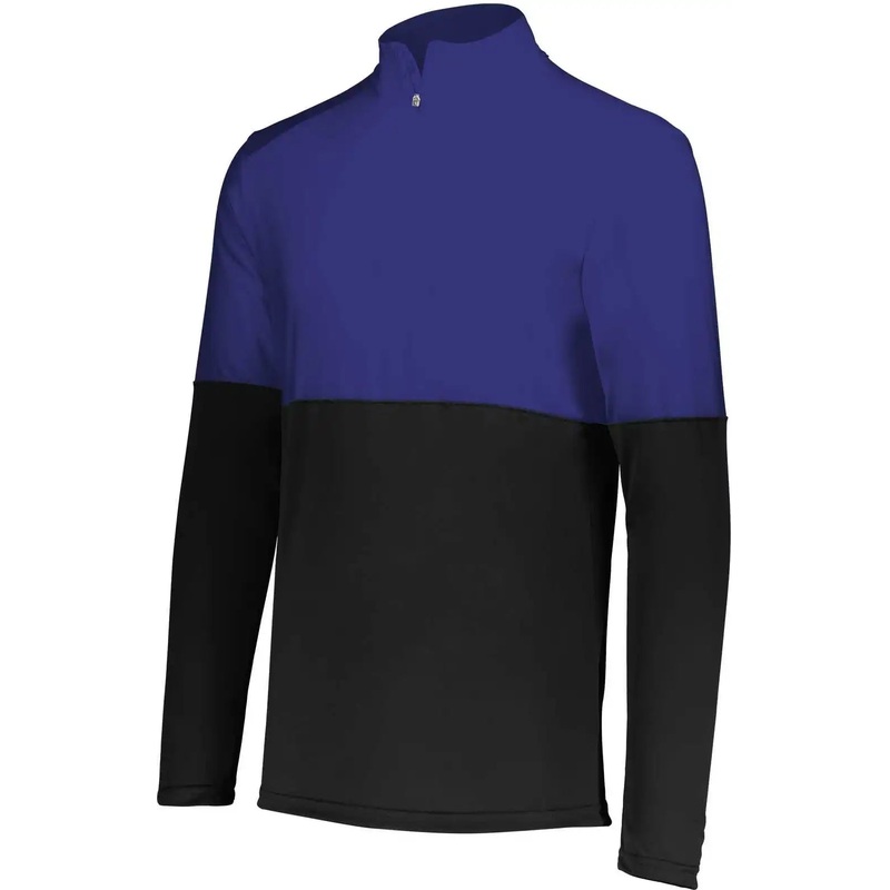 Holloway 223500 Momentum Team 1/4 Zip Pullover – Black Purple