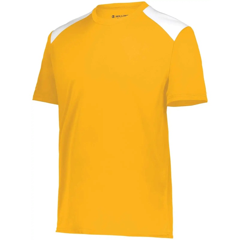 Holloway 223501 Momentum Team Tee – Gold White