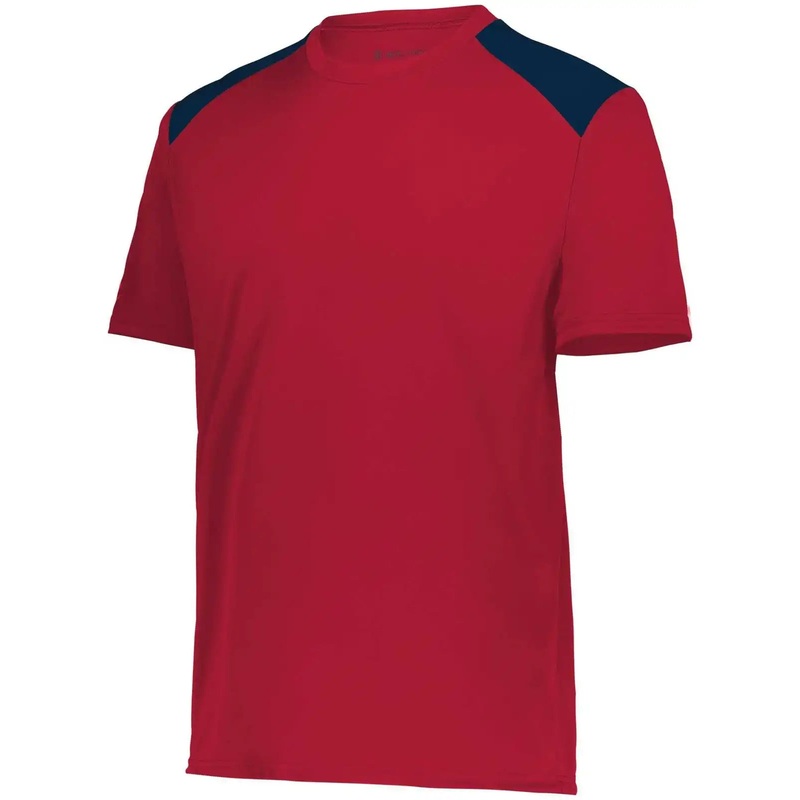 Holloway 223501 Momentum Team Tee – Scarlet Navy