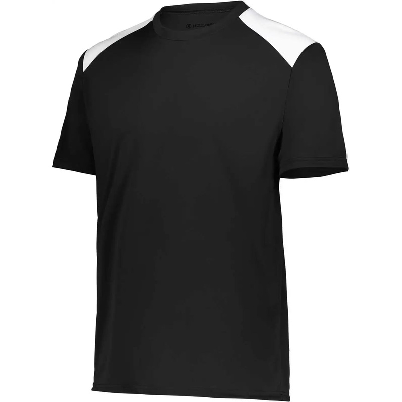 Holloway 223601 Youth Momentum Team Tee – Black White