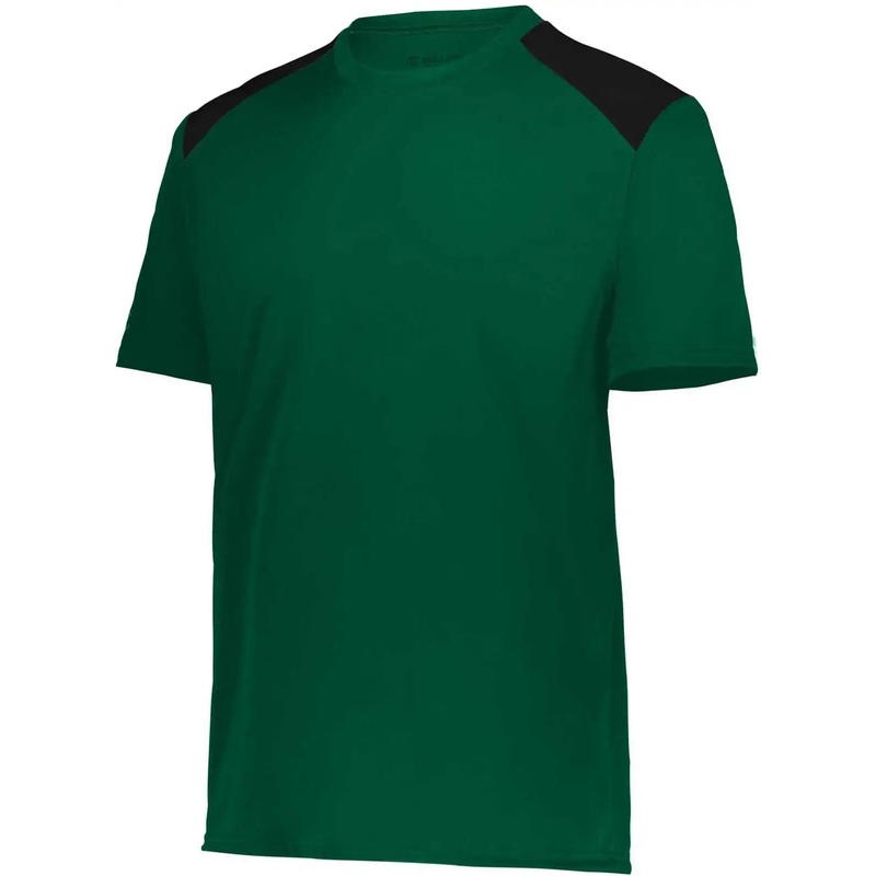Holloway 223601 Youth Momentum Team Tee – Dark Green Black