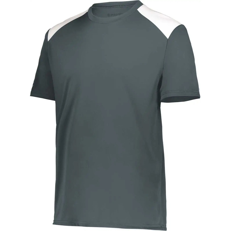 Holloway 223601 Youth Momentum Team Tee – Iron White