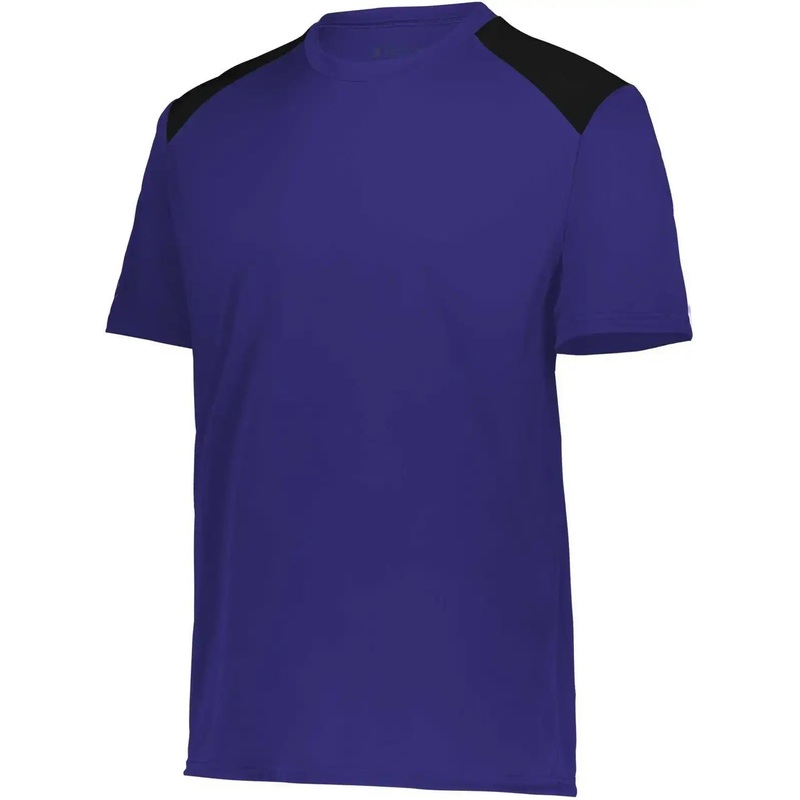 Holloway 223601 Youth Momentum Team Tee – Purple Black