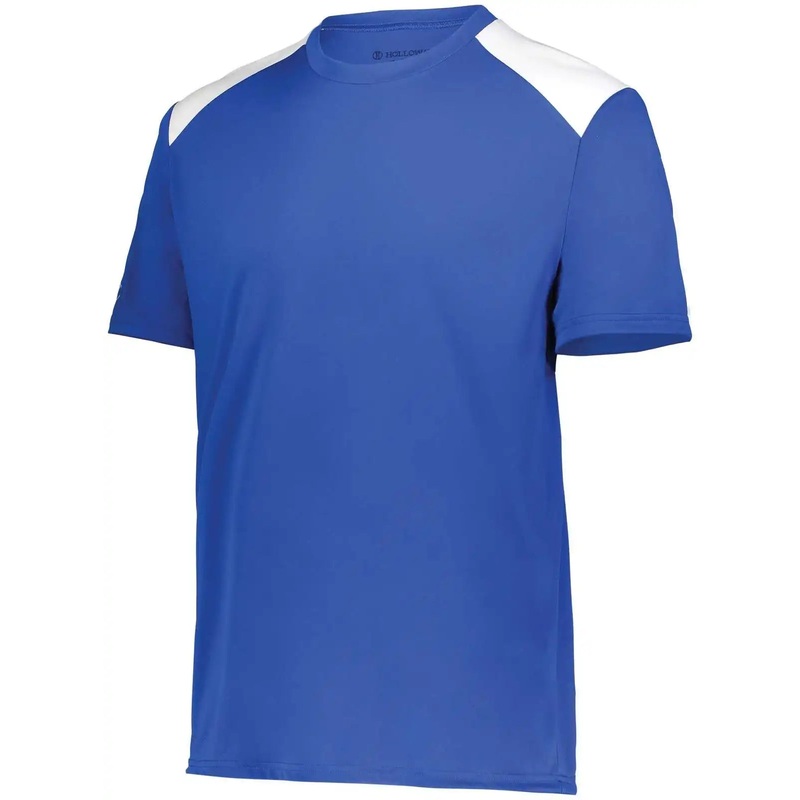 Holloway 223601 Youth Momentum Team Tee – Royal White