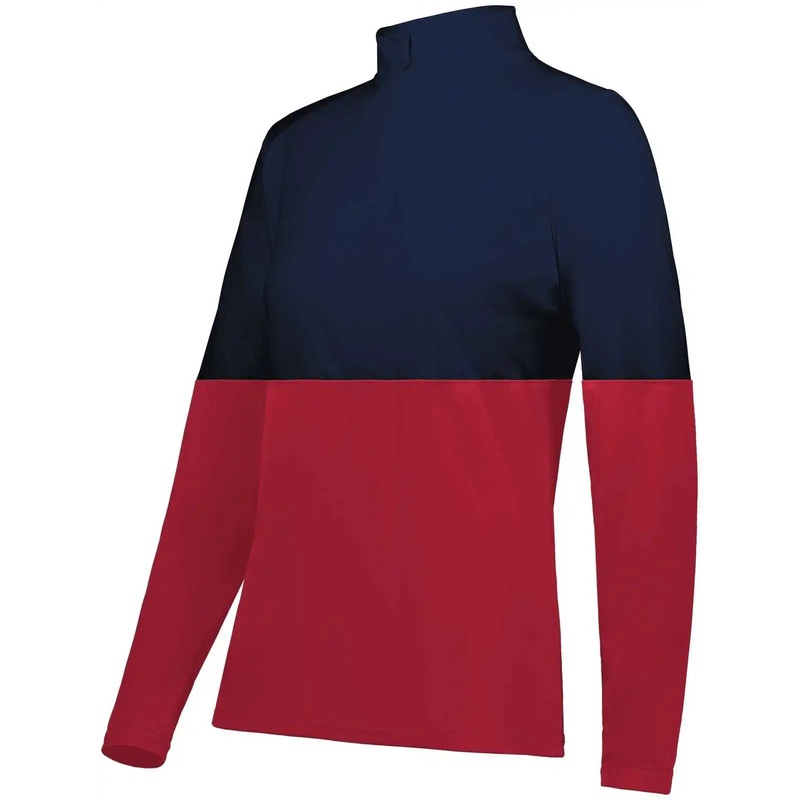 Holloway 223700 Ladies Momentum Team 1/4 Zip Pullover – Scarlet Navy