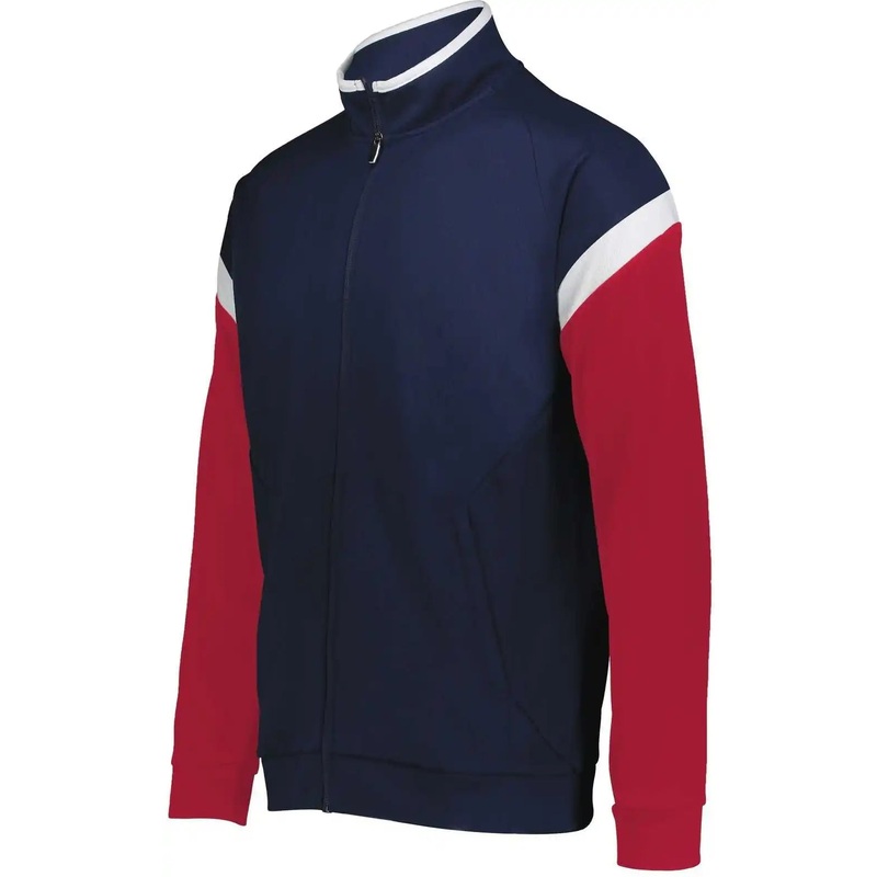 Holloway 229679 Youth Limitless Jacket – Navy White Scarlet