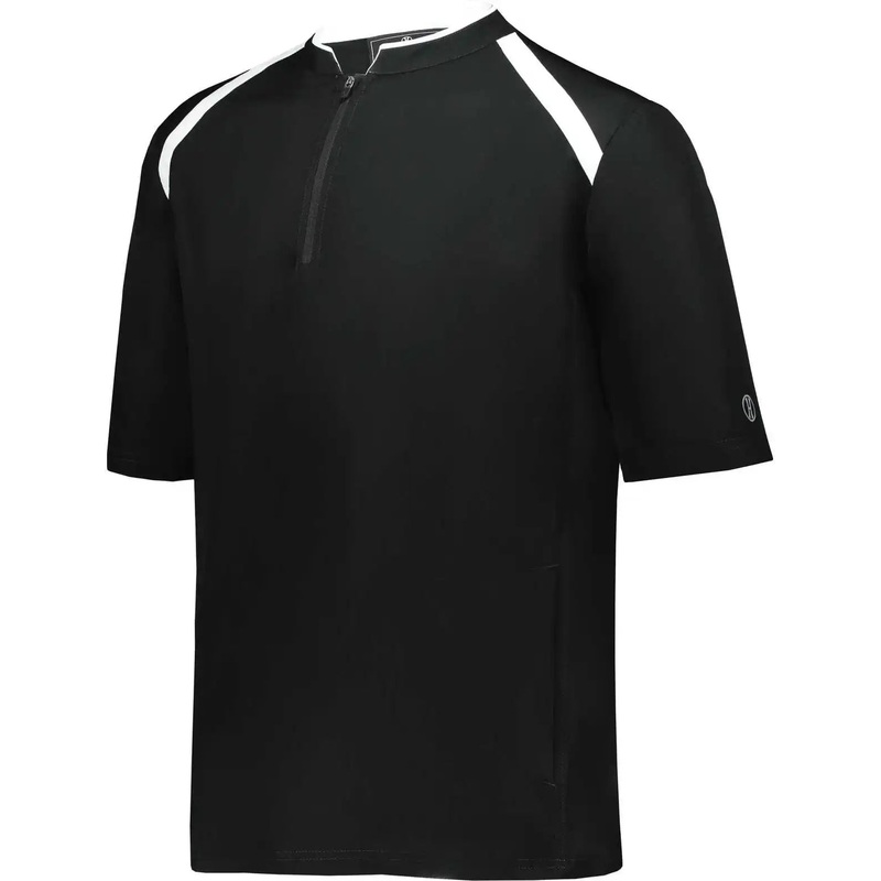 Holloway 229681 Youth Clubhouse Pullover – Black White