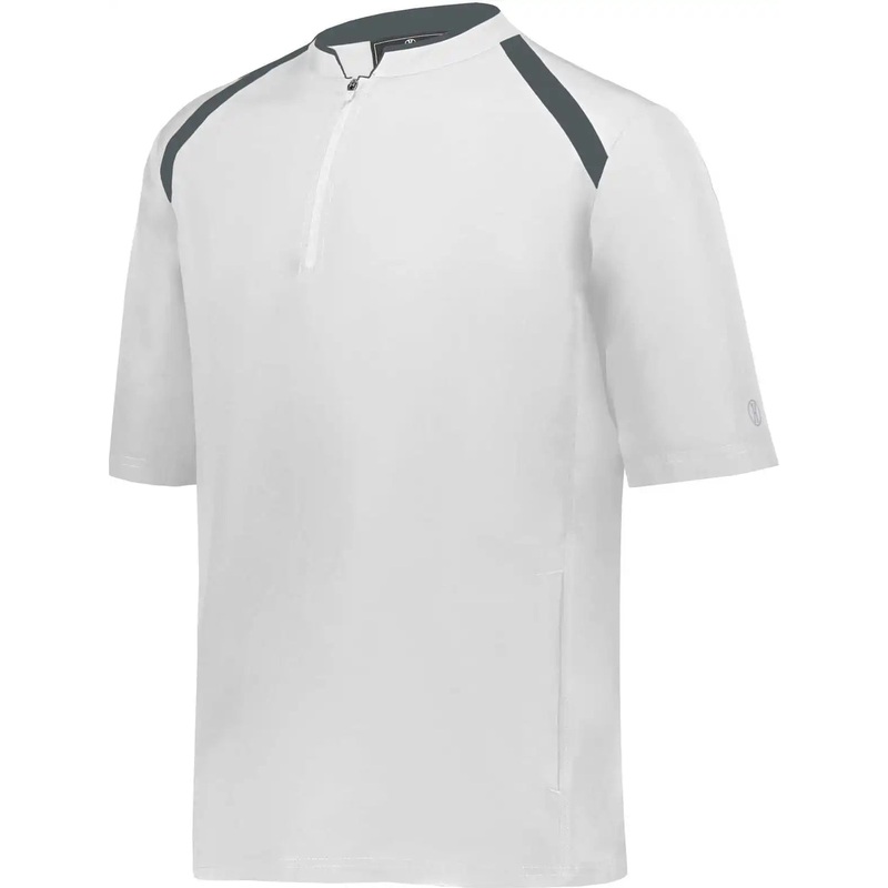 Holloway 229681 Youth Clubhouse Pullover – White Graphite