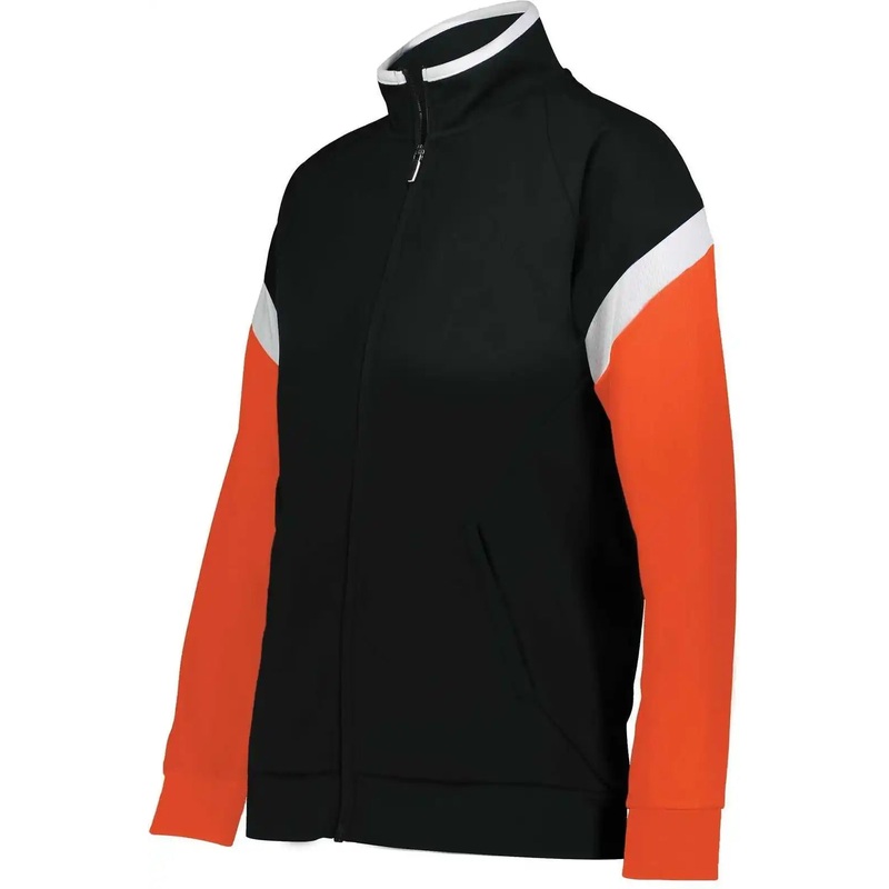 Holloway 229779 Ladies Limitless Jacket – Black White Orange