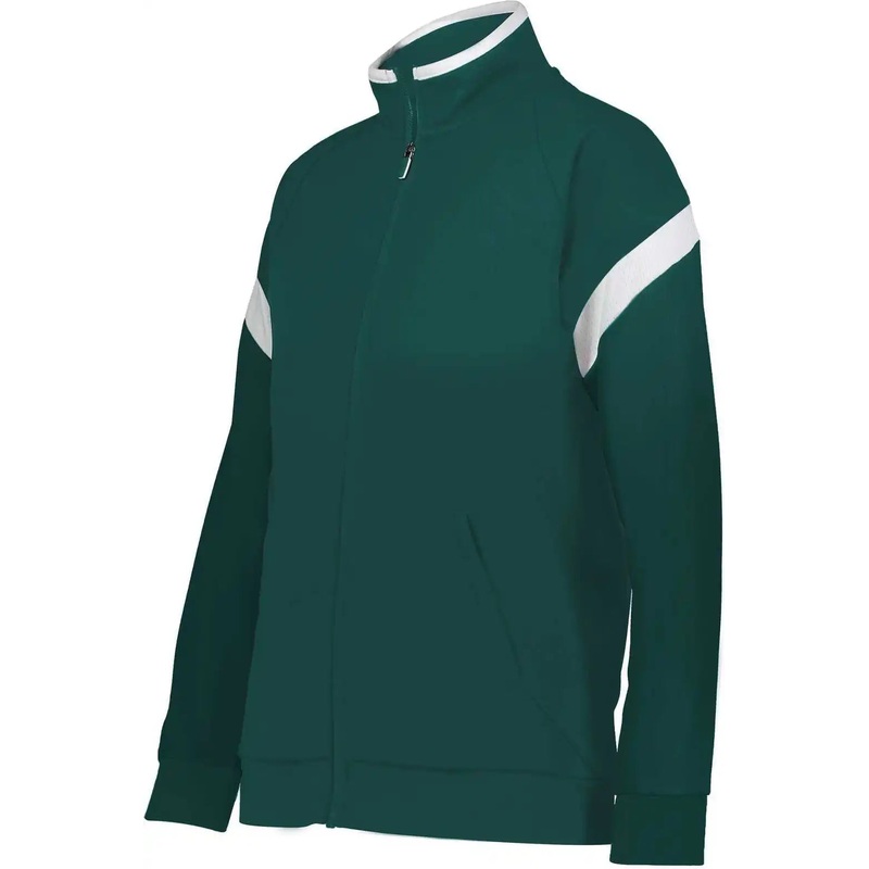 Holloway 229779 Ladies Limitless Jacket – Dark Green White