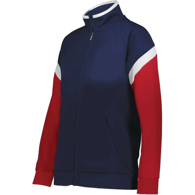 Holloway 229779 Ladies Limitless Jacket – Navy White Scarlet