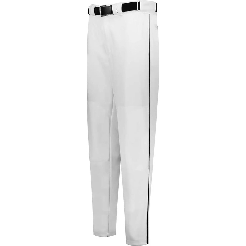 Russell R11Lgb Youth Piped Diamond Series Baseball Pant 2.0 – White Black