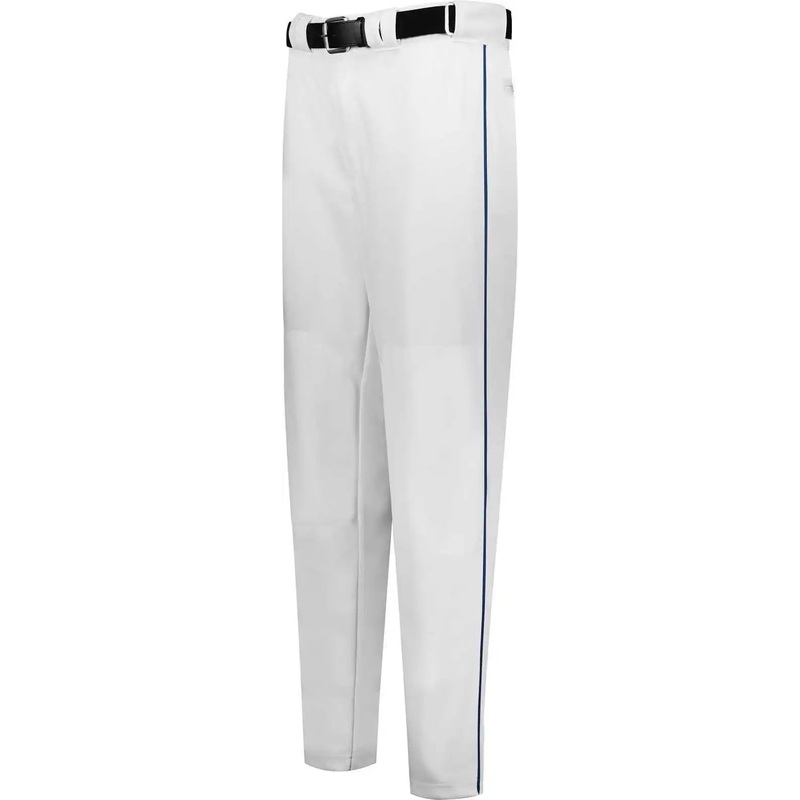 Russell R11Lgb Youth Piped Diamond Series Baseball Pant 2.0 – White Navy