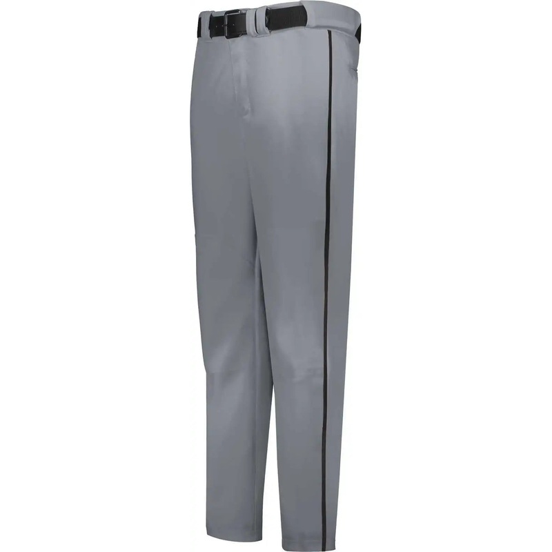 Russell R14Dbm Piped Change Up Baseball Pant – Baseball Gray Black