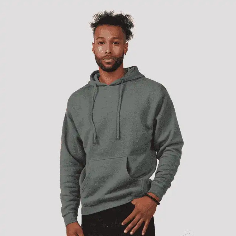 Tultex 580 Unisex Premium Fleece Hooded Sweatshirt – Athletic Heather