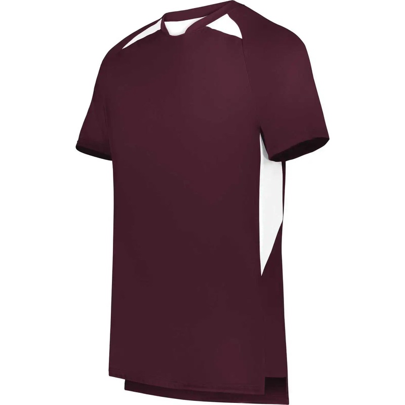 High Five 322991 Youth Hawk Evolution Soccer Jesey – Maroon White