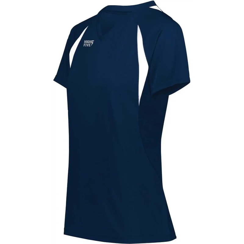 High Five 342232 Ladies Color Cross Jersey – Navy White