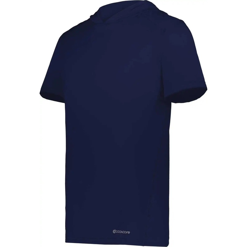 Holloway 222142 Coolcore Short Sleeve Hoodie – Navy