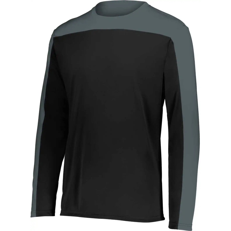Holloway 223502 MOMENTUM TEAM LONG SLEEVE TEE – Black Iron