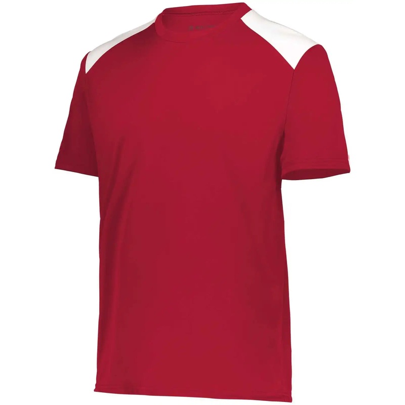 Holloway 223601 Youth Momentum Team Tee – Scarlet White
