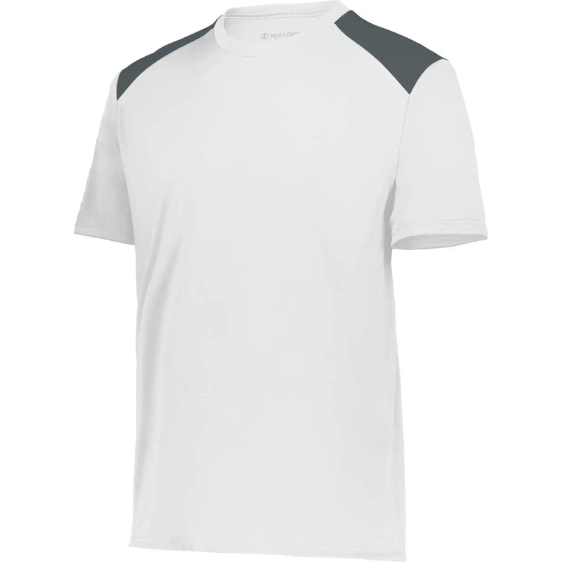 Holloway 223601 Youth Momentum Team Tee – White Iron